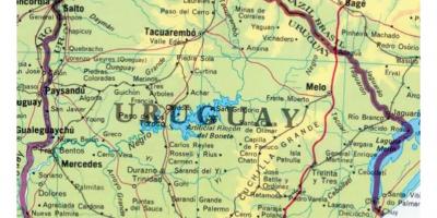 מפה של אורוגוואי