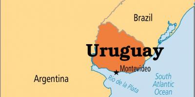 אורוגוואי ההון מפה
